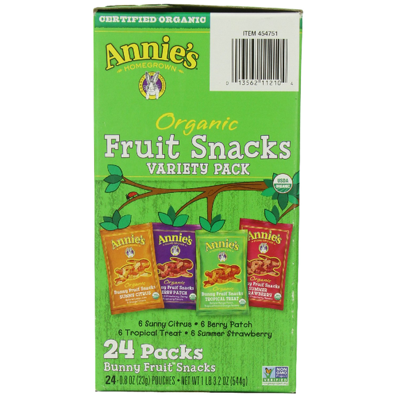 Annie's Homegrown Organic Bunny Fruit Snacks