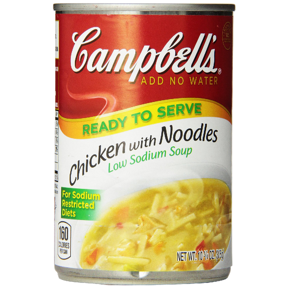 Campbell's Low Sodium Chicken with Noodles Soup