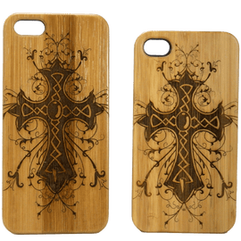 Celtic Cross iPhone 6 Case Eco Friendly Bamboo Wood Cover