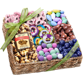 Spring Chocolate, Sweets, and Treats Gift Basket